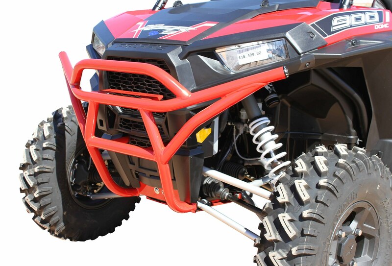 DRAGONFIRE RacePace Steel Front bumper - Red Polaris