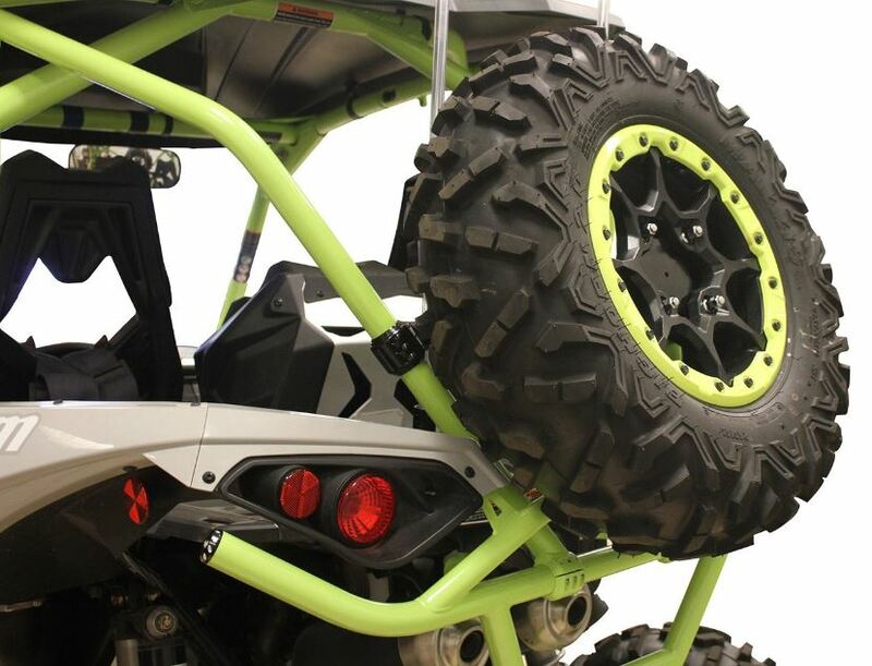 DRAGONFIRE Spare Tire Carrier Black Can-Am