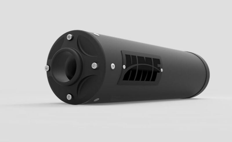 HMF QS Series Silencer - Steel Black Stainless steel Outlander 1000 Max