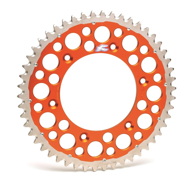 Rear sprocket RENTHAL Bi-component Self cleaning - 520