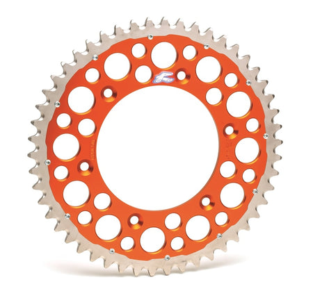 Rear sprocket RENTHAL Bi-component Self cleaning - 520