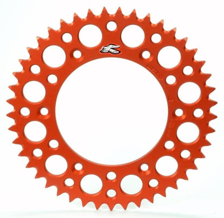 Rear sprocket RENTHAL Aluminium Self cleaning - 520