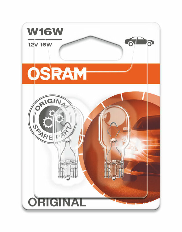 OSRAM Original Line W16W Light Bulbs 12V 16W - x10