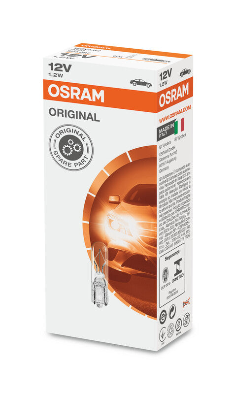 OSRAM Original Line Light Bulbs 12V 1,2W - x10