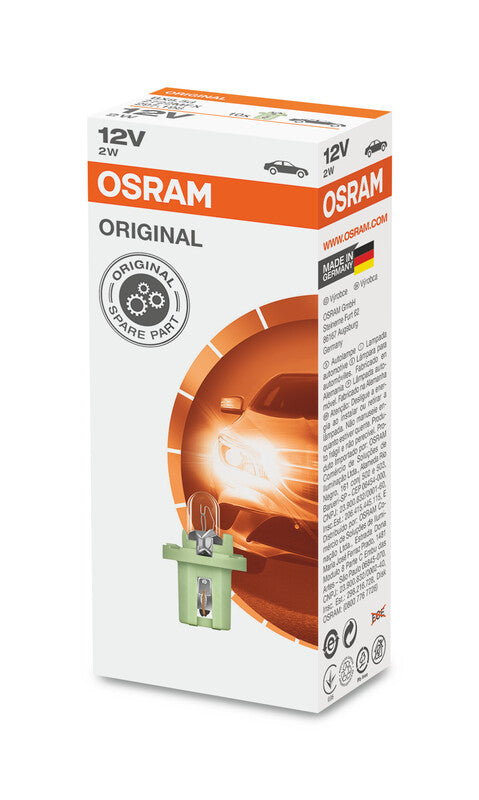 OSRAM Original Line W2W Light Bulbs 12V 2W - x10