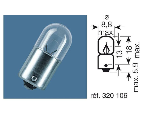 OSRAM Original Line Light Bulbs 12V 2W - x10 - 1079162