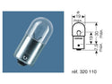 OSRAM Original Line R10W Light Bulbs 12V 10W - x10