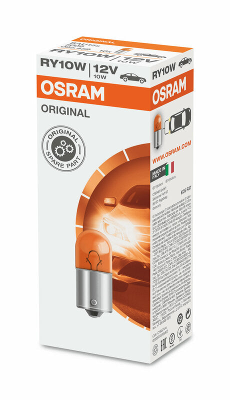 OSRAM Original Line RY10W Light Bulbs 12V 10W - x10