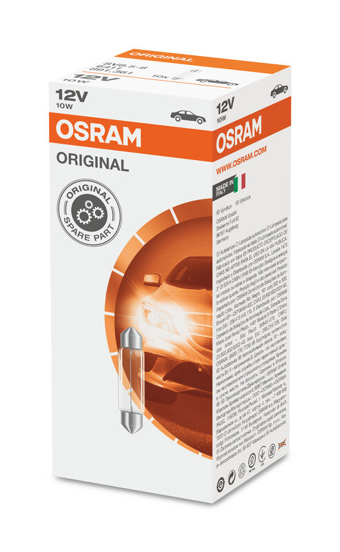 OSRAM Original Line Light Bulbs 12V 10W - x10