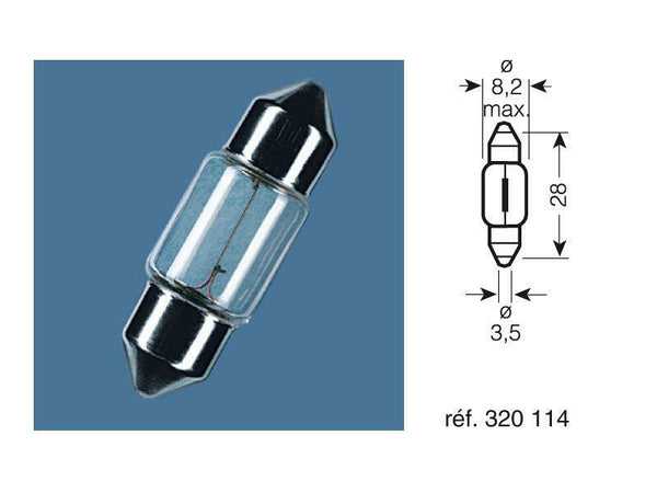 OSRAM Original Line Light Bulbs 12V 3,5W - x10
