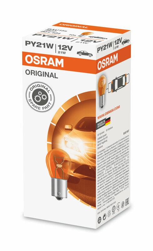 OSRAM Original Line PY21W Light Bulbs 12V 21W - x10 - 1079171