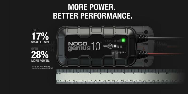 NOCO Genius10 Smart Battery Charger 6/12V 10A