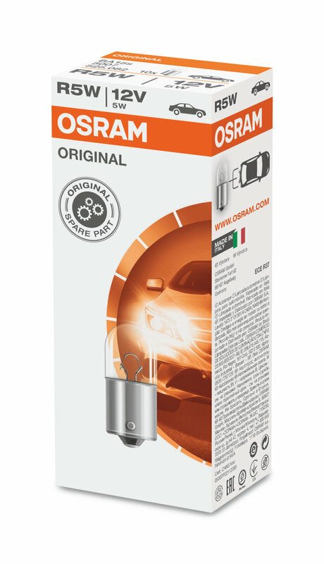 OSRAM Original Line R5W Light Bulbs 12V 5W - x10