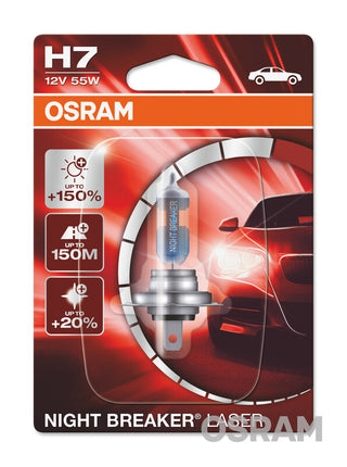 OSRAM Night Breaker Laser H7 Glühbirnen 12V 55W - x1 