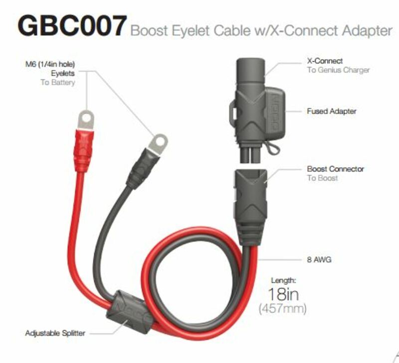 NOCO Eyelet/X-Connect Extension Cable 50cm