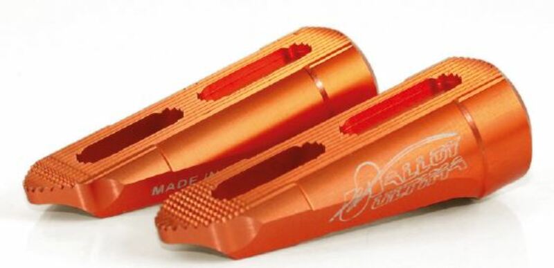 ALLOY ULTIMA Revolution Orange Foot Pegs
