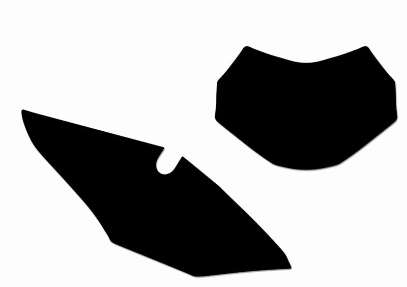 BLACKBIRD Plate Stickers Black Honda CRF450RX