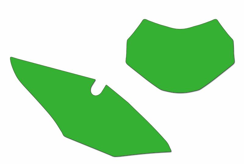 BLACKBIRD Plate Stickers Green Honda CRF450RX