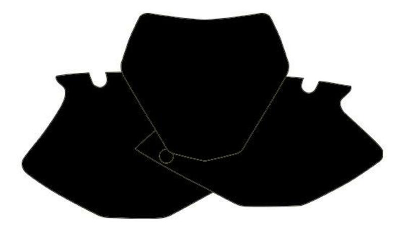 BLACKBIRD Plate Stickers Black