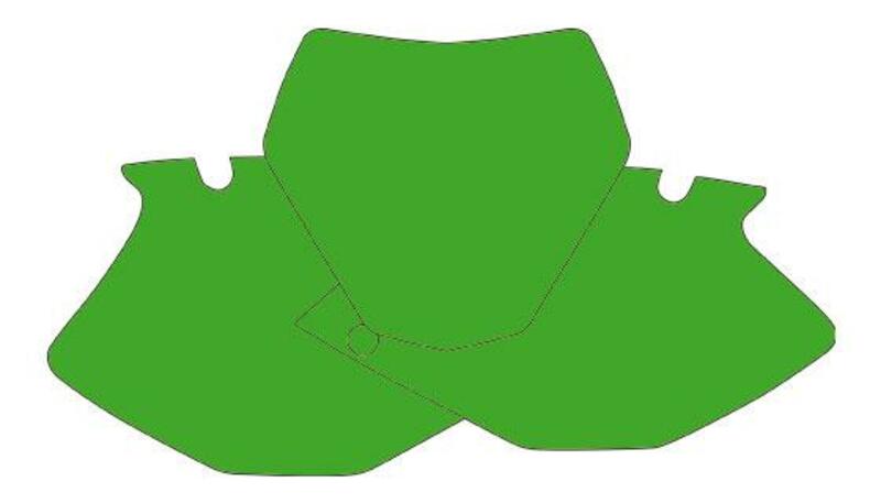 BLACKBIRD Plate Stickers Yamaha YZF450