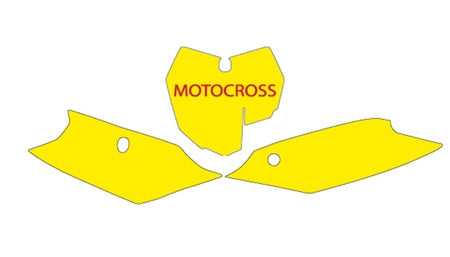 BLACKBIRD Plate Stickers Black KTM SX/SX-F