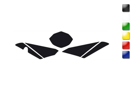 BLACKBIRD Plate Stickers Black TM