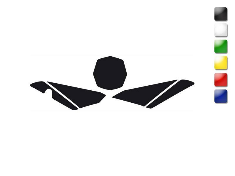 GREEN CROSS FRONT PLATE STICKER HUSQVARNA TC449 '11