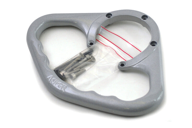 A-SIDER Tank Handle Grip 5 Screws Silver Ducati - 1082588001