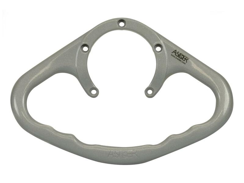 A-SIDER Tank Handle Grip 5 Screws Silver Kawasaki Z1000