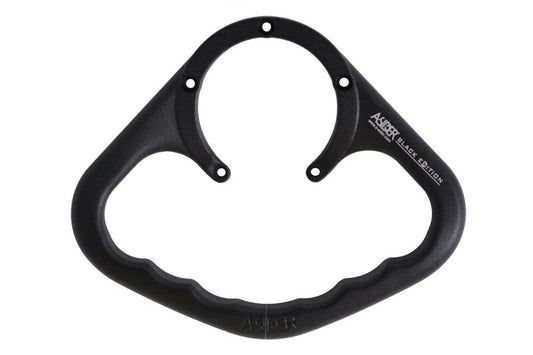 A-SIDER Black Edition Tank Handle Grip 5 Screws Black Kawasaki Z1000