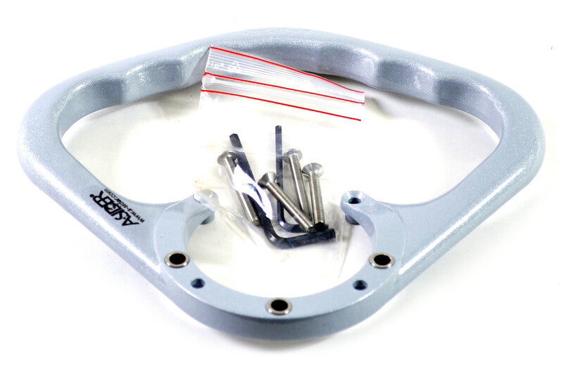 A-SIDER Tank Handle Grip 5 Screws Silver Suzuki - 1083182001