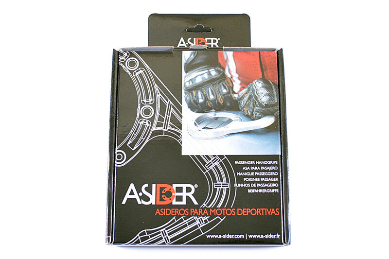 A-SIDER Tank Handle Grip 5 Screws Silver Yamaha