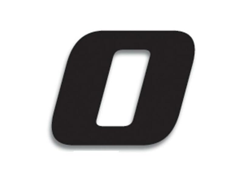 BLACKBIRD Race Number 0 20x25cm Black