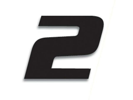 BLACKBIRD Race Number 2 20x25cm Black