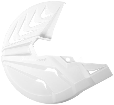 POLISPORT Front Disc Protector White