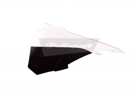 POLISPORT Air Box Covers White/Black KTM SX85