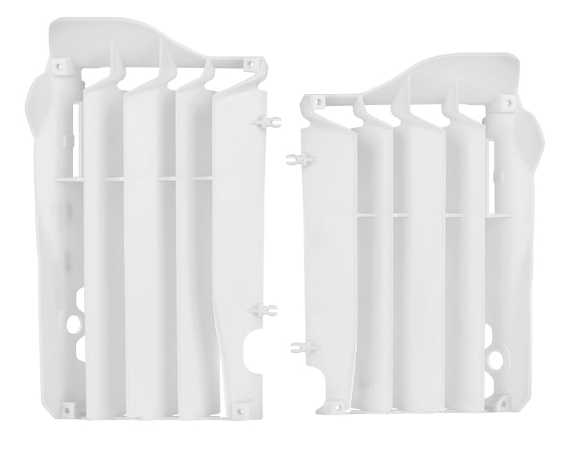 POLISPORT Radiator Louvers White Honda CRF450R