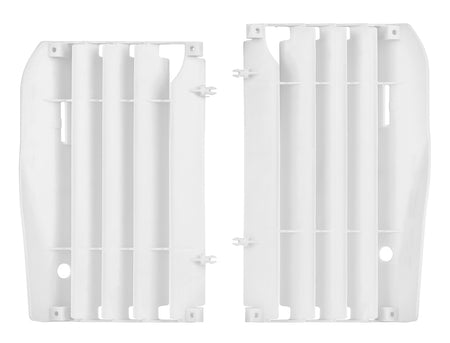 POLISPORT Radiator Louvers White Honda CRF250R