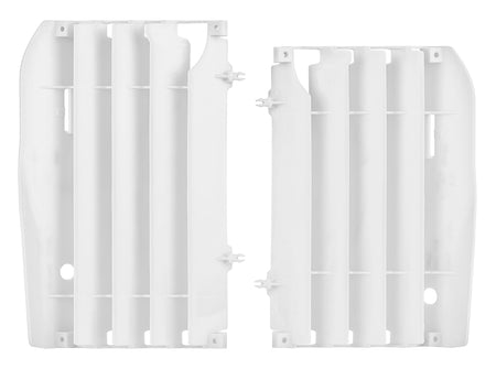 POLISPORT Radiator Louvers White Honda CRF450R