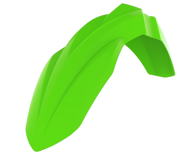 POLISPORT Front Fender Lime Green Kawasaki KX125/250