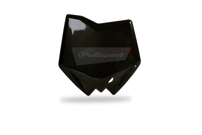 POLISPORT Front Number Plate Black Husqvarna