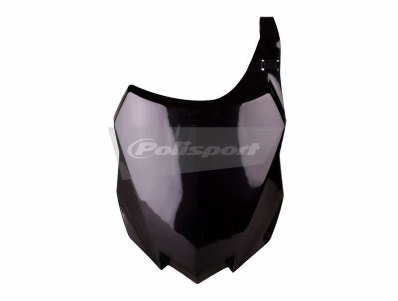 POLISPORT Front Number Plate Black Kawasaki KX250F/KX450F
