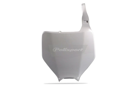 POLISPORT Front Number Plate White Kawasaki KX/KX-F et Suzuki RM-Z250