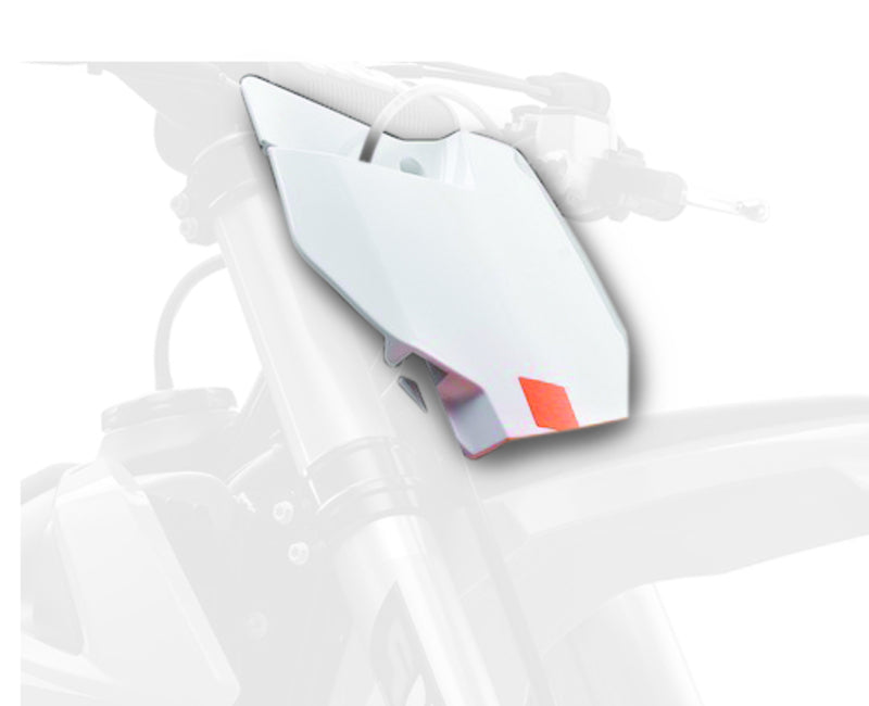 POLISPORT Front Number Plate White KTM SX85