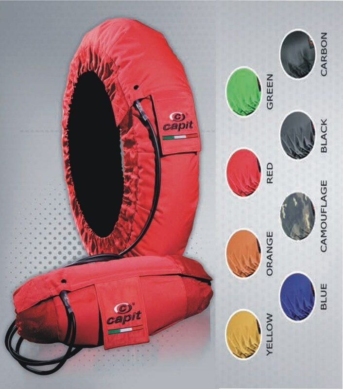 CAPIT Suprema Spina Tirewarmers Blue Size M/XL