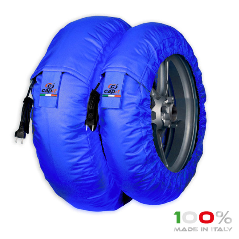 CAPIT Suprema Spina Tirewarmers Blue Size M/XXL
