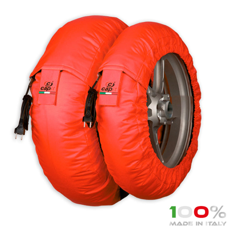 CAPIT Suprema Spina Tirewarmers Red Size M/XXL