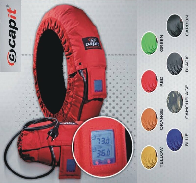 CAPIT Suprema Vision Tirewarmers Blue Size M/XL