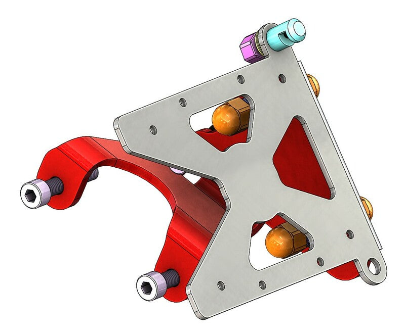 ACCESS DESIGN Side License Plate Holder Black Triumph Rocket 3