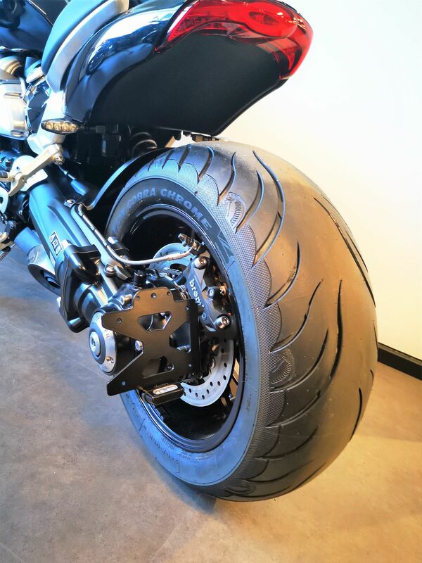 ACCESS DESIGN Side License Plate Holder Black Triumph Rocket 3